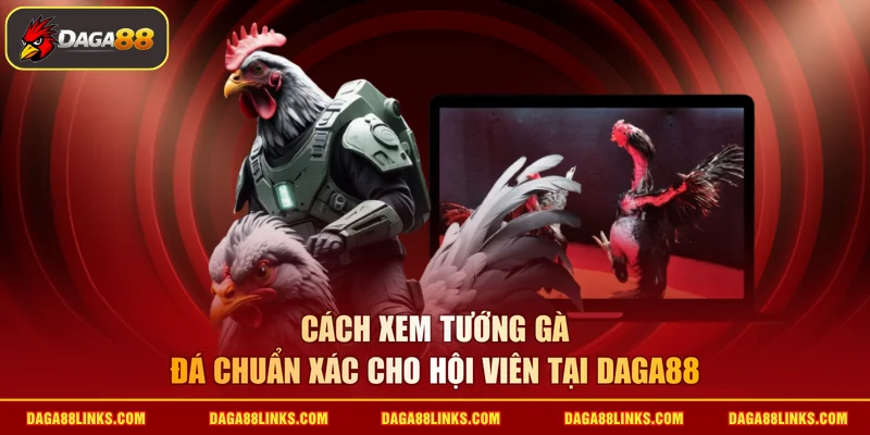 cách xem tướng gà đá
